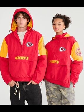 Kansas City Chiefs Hooded Sideline Jacket M